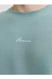 Jack and Jones JPRBLAFRANCO SS TEE CREW NECK LN sagebrush green
