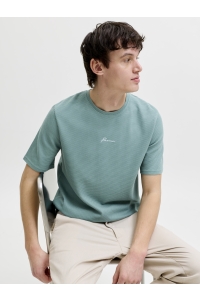 Jack and Jones JPRBLAFRANCO SS TEE CREW NECK LN sagebrush green