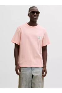 Jack and Jones JPRBLAFRANCO SS TEE CREW NECK LN impatiens pink