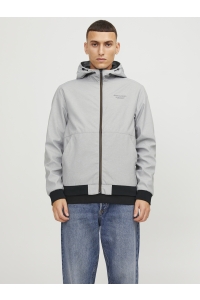JJESEAM JACKET HOOD NOOS light grey melange