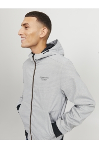 JJESEAM JACKET HOOD NOOS light grey melange