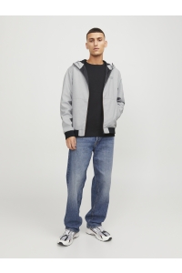 JJESEAM JACKET HOOD NOOS light grey melange