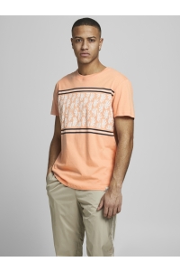 JACK&JONES ORIGINALS JORSUNNYS TEE SS CREW NECK shell coral