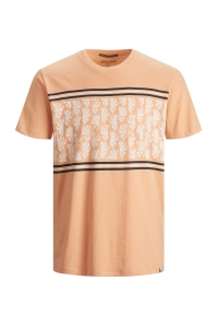 JACK&JONES ORIGINALS JORSUNNYS TEE SS CREW NECK shell coral
