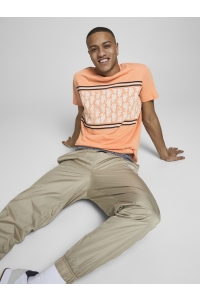 JACK&JONES ORIGINALS JORSUNNYS TEE SS CREW NECK shell coral