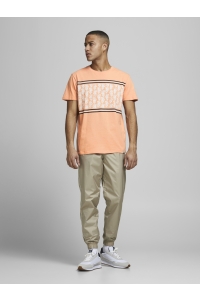 JACK&JONES ORIGINALS JORSUNNYS TEE SS CREW NECK shell coral