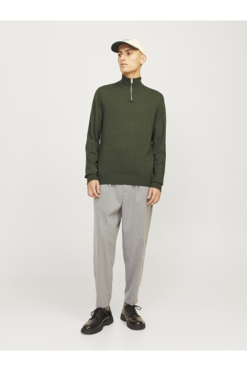 Jack and Jones  JJEEMIL KNIT HALF ZIP NOOS