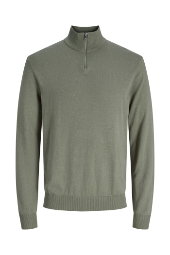  JJEEMIL KNIT HALF ZIP NOOS