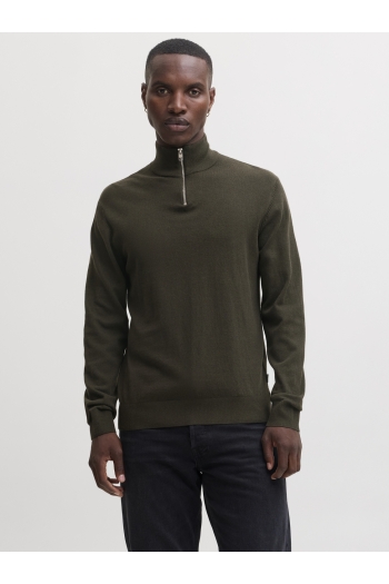 JJEEMIL KNIT HALF ZIP NOOS