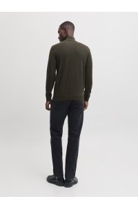 JJEEMIL KNIT HALF ZIP NOOS rosin