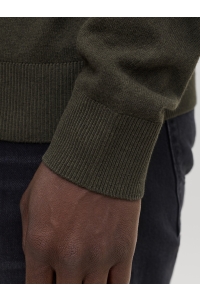 JJEEMIL KNIT HALF ZIP NOOS rosin