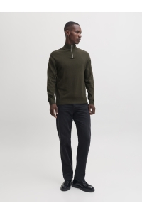 JJEEMIL KNIT HALF ZIP NOOS rosin