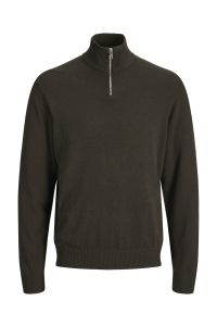 JJEEMIL KNIT HALF ZIP NOOS rosin