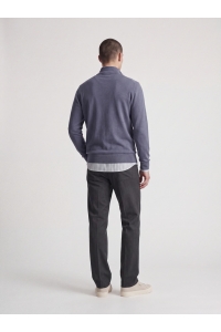 JJEEMIL KNIT HALF ZIP NOOS turbulence