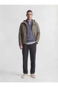 JJEEMIL KNIT HALF ZIP NOOS turbulence