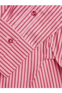 Jack and Jones JXJAMIE LS RELAXED POPLIN SHIRT WVN: cerise/stripe