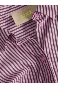 Jack and Jones JXJAMIE LS RELAXED POPLIN SHIRT WVN: orchid smoke/demitasse