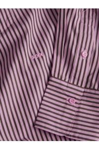 Jack and Jones JXJAMIE LS RELAXED POPLIN SHIRT WVN: orchid smoke/demitasse