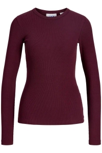 Jack and Jones JXFREYA STR LS RIB TEE JRS NOOS winetasting