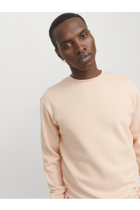 JJESTAR BASIC SWEAT CREW NECK NOOS peach parfait