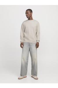 JJESTAR BASIC SWEAT CREW NECK NOOS moonbeam