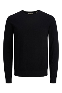 JJEEMIL KNIT CREW NECK NOOS black