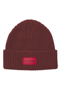 JACK&JONES ORIGINALS JXOTHELIA KNIT BEANIE ACC SN cabernet