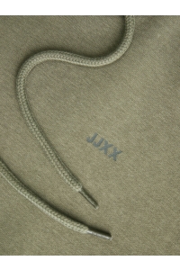 JACK&JONES ORIGINALS JXABBIE RLX LS EVERY HOOD SWT NOOS grape leaf/rosin jjxx logo