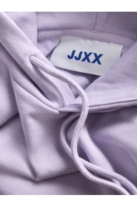 JACK&JONES ORIGINALS JXABBIE RLX LS EVERY HOOD SWT NOOS purple rose/sunlit allium jjxx l