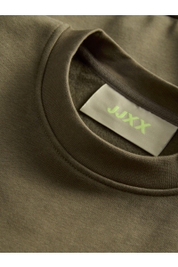 Jack and Jones JXABBIE RLX LS EVERY CREW SWT NOOS beech/slate black jjxx logo