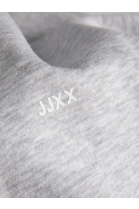 Jack and Jones JXABBIE RLX LS EVERY CREW SWT NOOS light grey melange/bright white