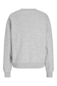 Jack and Jones JXABBIE RLX LS EVERY CREW SWT NOOS light grey melange/bright white