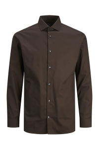 JPRBLAPARKER SHIRT L/S NOOS chocolate torte/slim fit