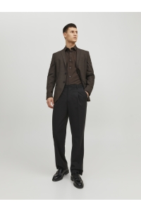 JPRBLAPARKER SHIRT L/S NOOS chocolate torte/slim fit