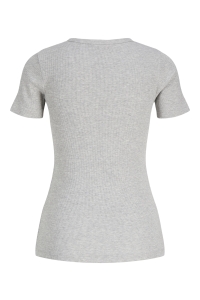 Jack and Jones JXFRANKIE STR SS RIB TEE JRS NOOS light grey melange
