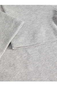 Jack and Jones JXFRANKIE STR SS RIB TEE JRS NOOS light grey melange