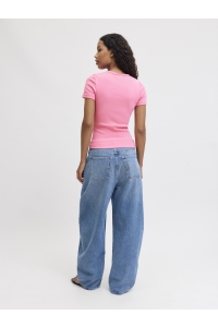 Jack and Jones JXFRANKIE STR SS RIB TEE JRS NOOS morning glory