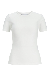 Jack and Jones JXFRANKIE STR SS RIB TEE JRS NOOS bright white