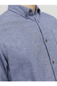 JJECLASSIC MELANGE SHIRT LS SN faded denim