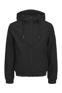 JJEBASIC SOFTSHELL HOOD NOOS black