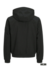 JJEBASIC SOFTSHELL HOOD NOOS black