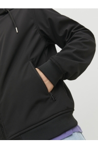 JJEBASIC SOFTSHELL HOOD NOOS black