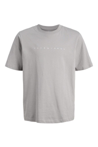 jack en jones boys JJESTAR JJ TEE SS NOOS JNR ultimate grey/white