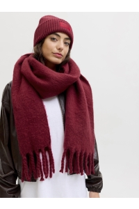 JACK&JONES ORIGINALS JXLESLIE SCARF ACC SN cabernet