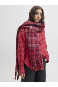 JACK&JONES ORIGINALS JXLESLIE SCARF ACC SN barberry/w. carbernet/violet ic