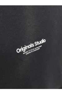 jack en jones boys JORVESTERBRO SWEAT HOOD NOOS JNR black/loose