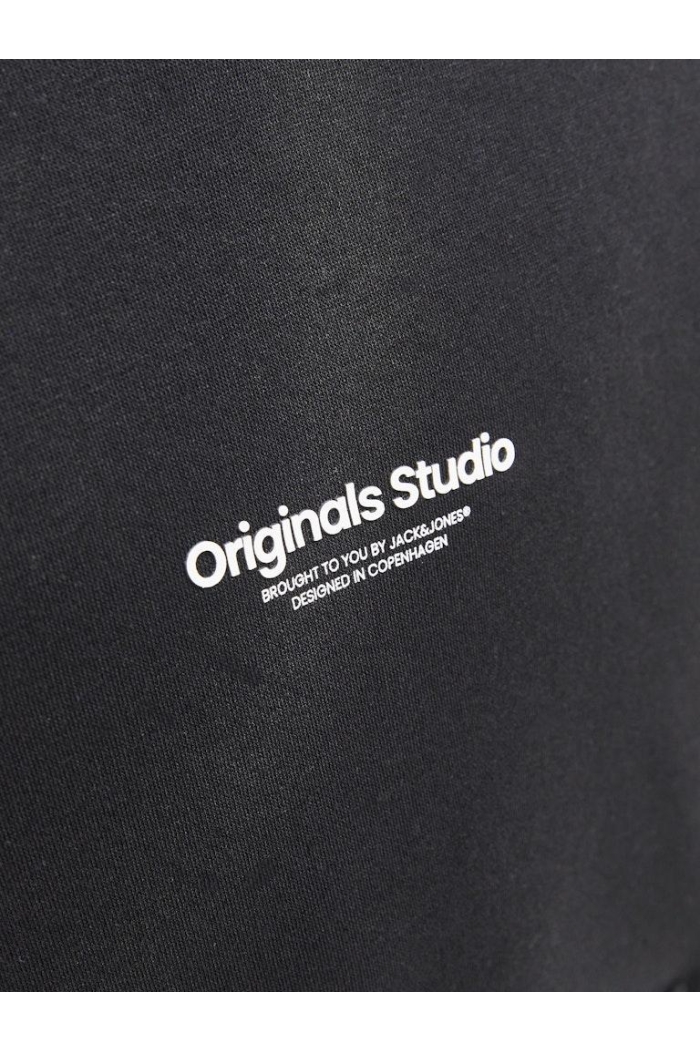 jack en jones boys JORVESTERBRO SWEAT HOOD NOOS JNR black/loose