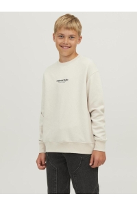 jack en jones boys JORVESTERBRO SWEAT CREW NECK NOOS J: moonbeam/loose