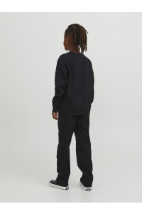 jack en jones boys JORVESTERBRO SWEAT CREW NECK NOOS J: black/loose