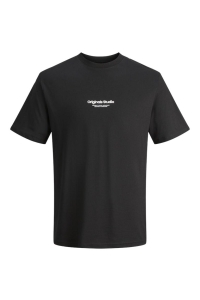 jack en jones boys JORVESTERBRO TEE SS CREW NECK NOOS : black/loose